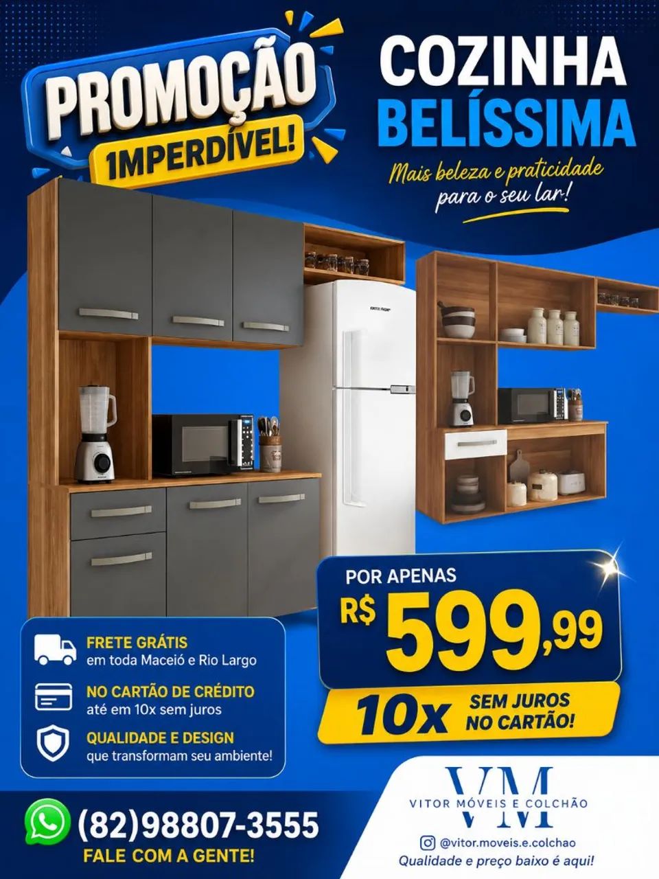 PROMOÇÃO DE ARMÁRIO BELISIMA 