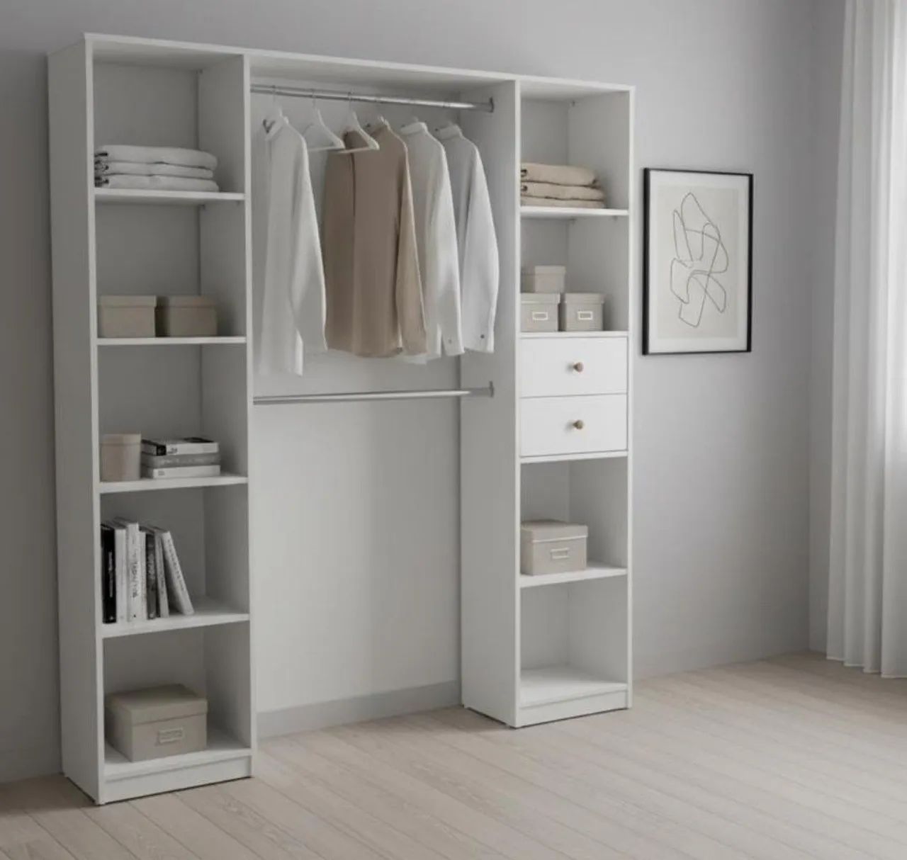 Closet 2 torres e 2 gavetas