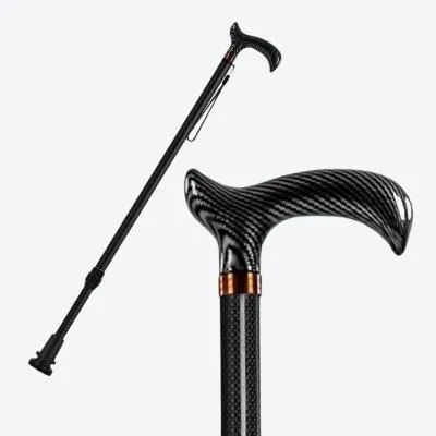 Bengala de Fibra de Carbono ultraleve e regulável