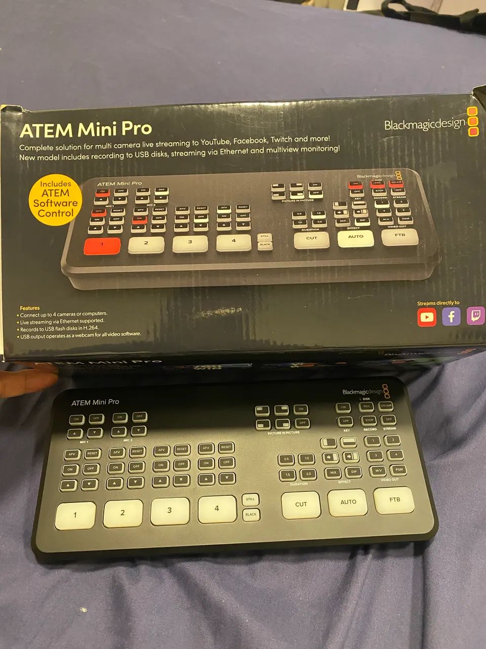 Atem mini Pro - Câmeras e Filmadoras - Condomínio Centro Comercial