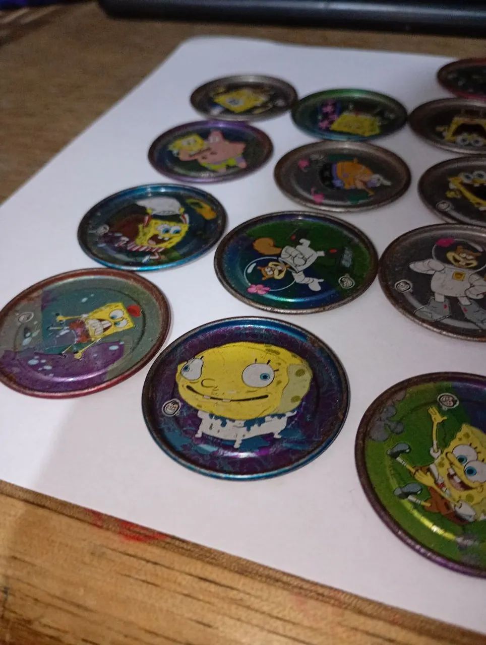 Tazos metálicos Bob Esponja Elma Chips - Foto 3