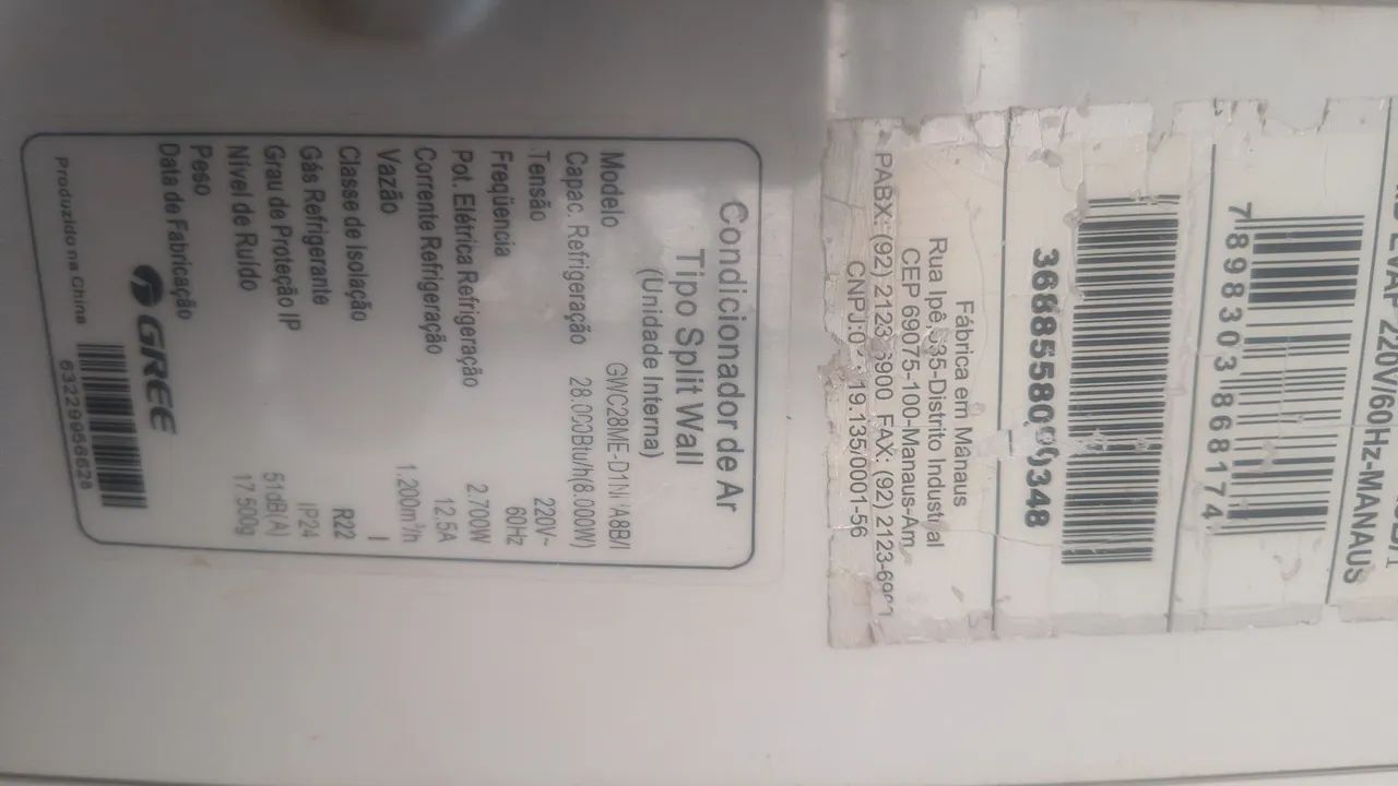 Ar condicionado 28 mil BTUs split  - Foto 5