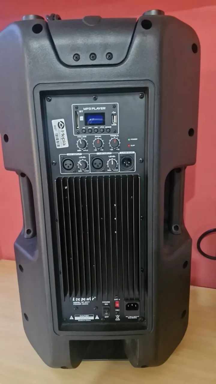 Caixa de som 350rms ATIVA nova + Case de proteção - Foto 2