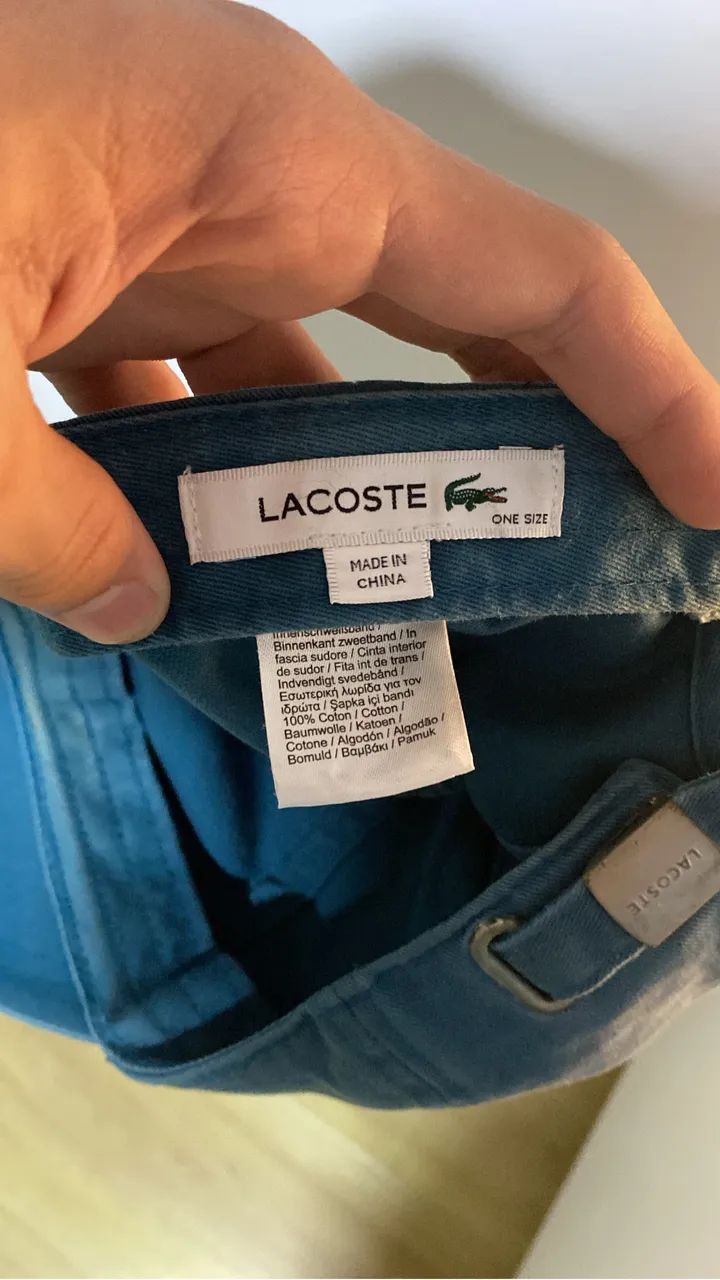 BONÉ LACOSTE ORIGINAL - USADO - Foto 2