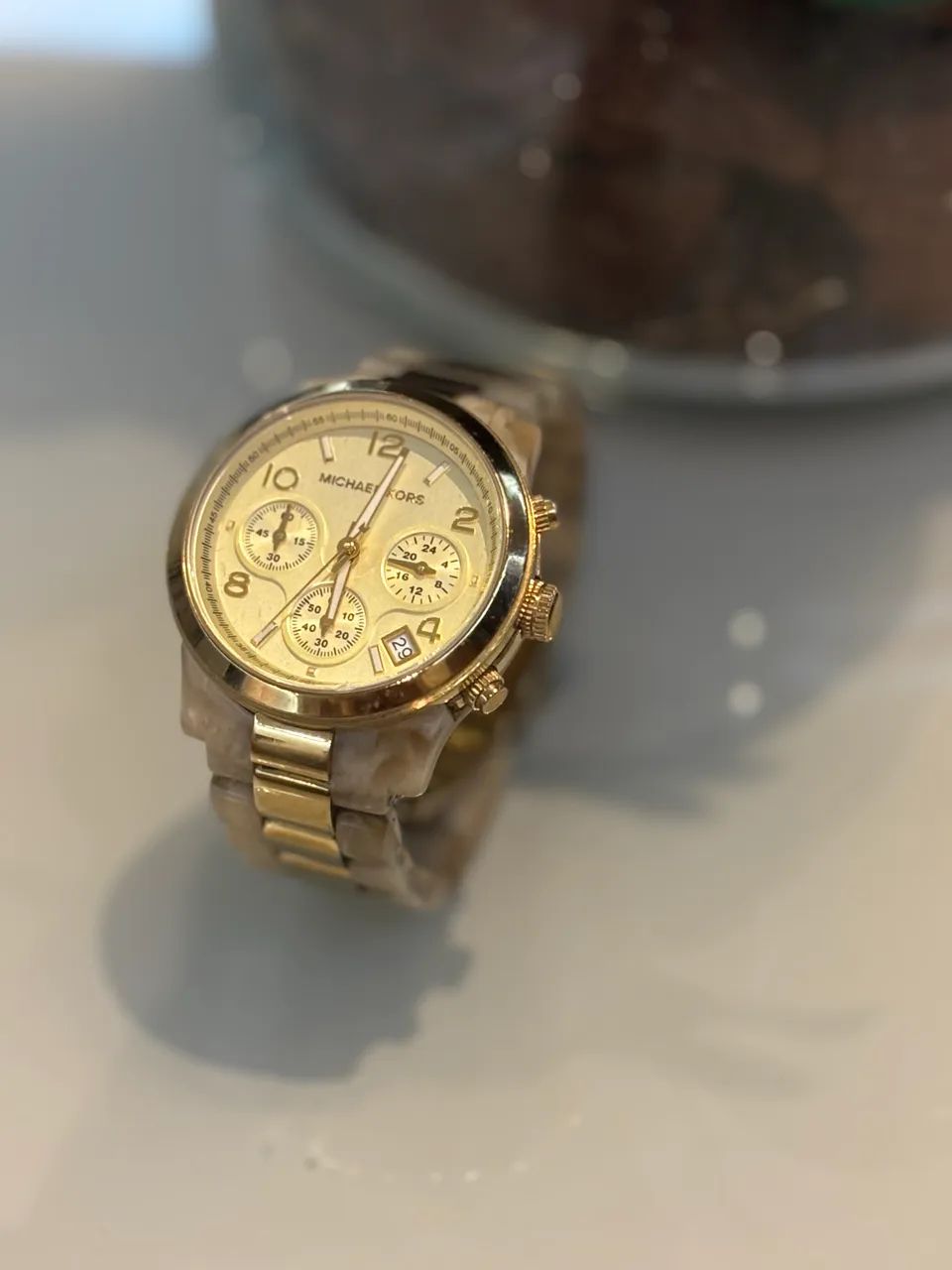 Relógio Michael Kors MK5139 original  linha Runway/Horn Effect - Foto 4