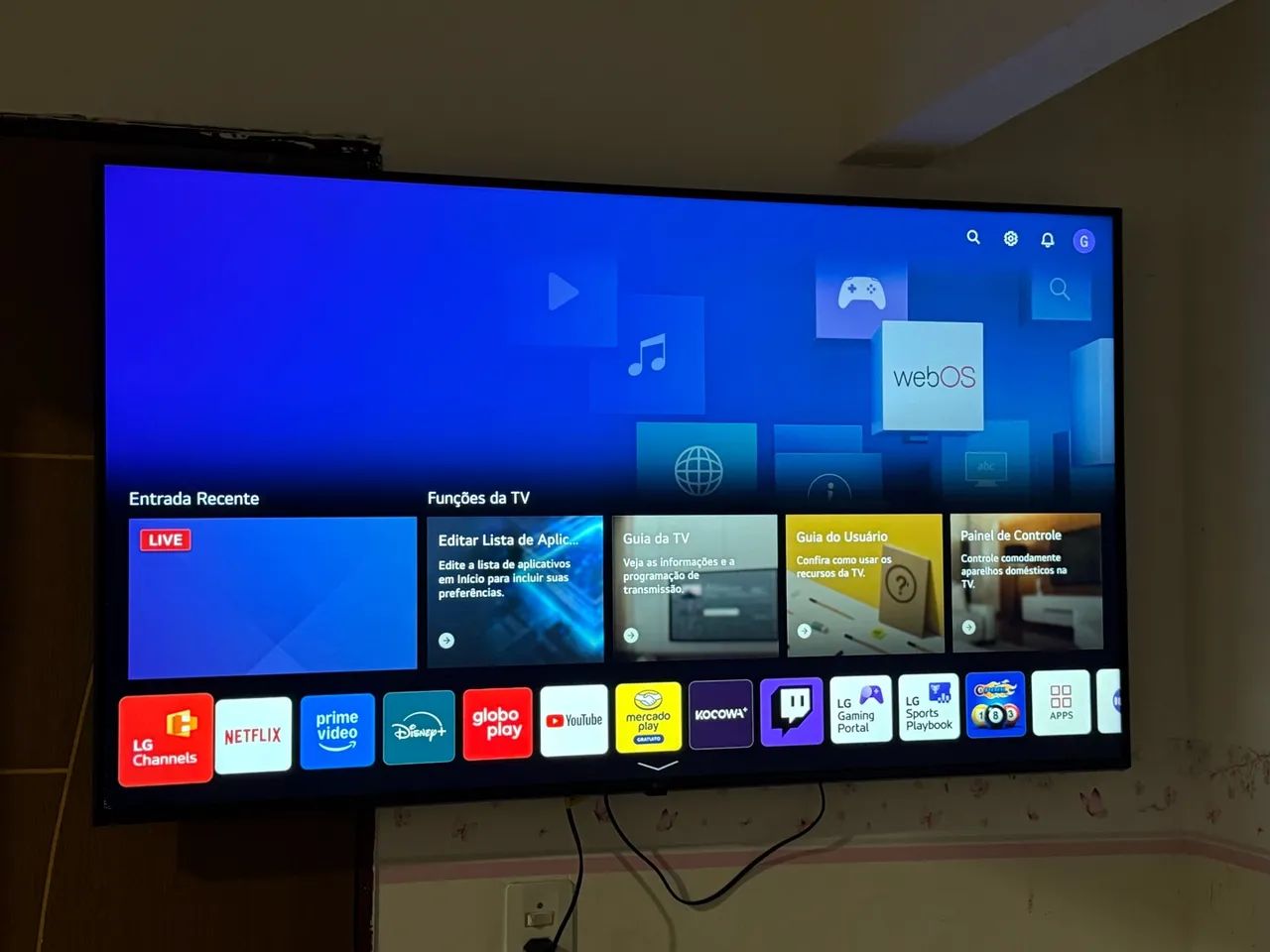 Smart TV LG 55 polegadas 4K  - Foto 2