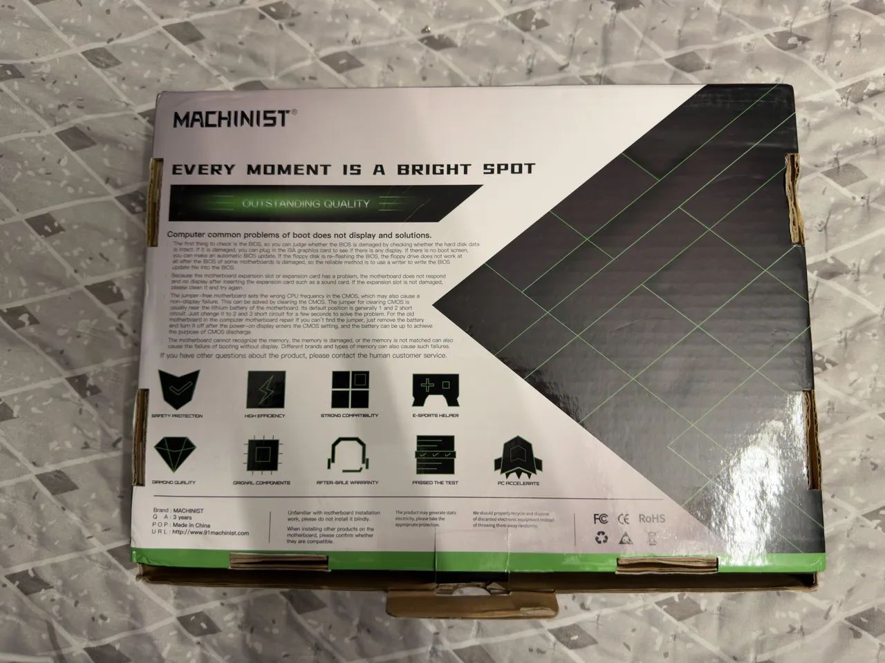 Kit Placa-mãe Machinist X99 + Intel Xeon E5-2666 v3 - Foto 3