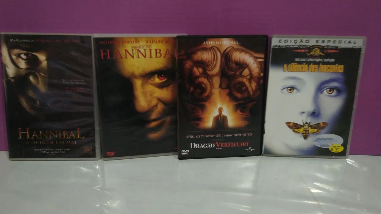 Dvds Quadrilogia Silêncio dos Inocentes 