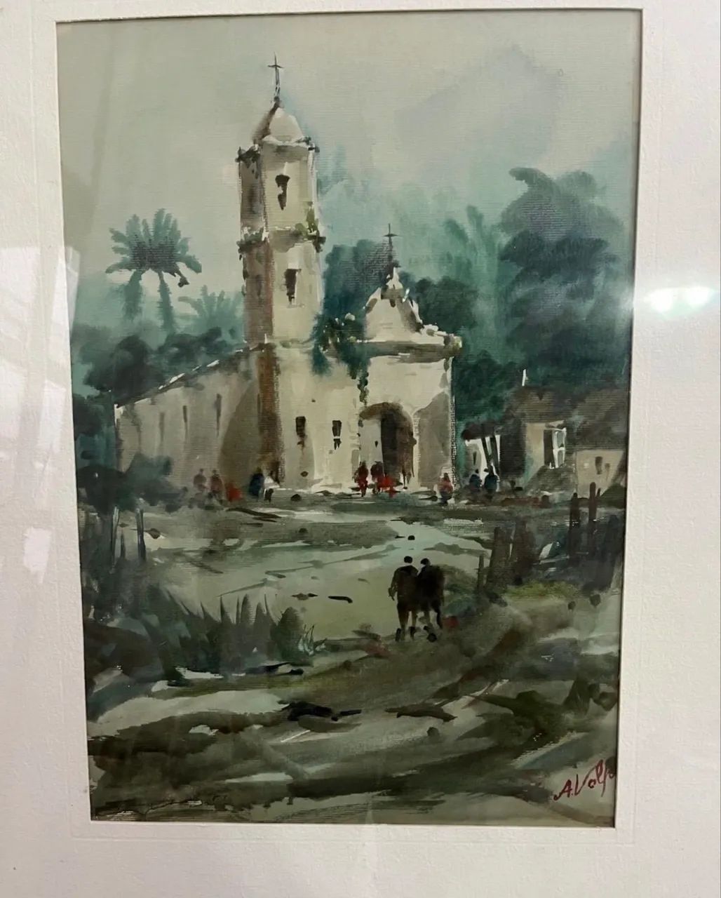 Alfredo Volpi 47x33 cm, A.C.I.D. - Foto 2