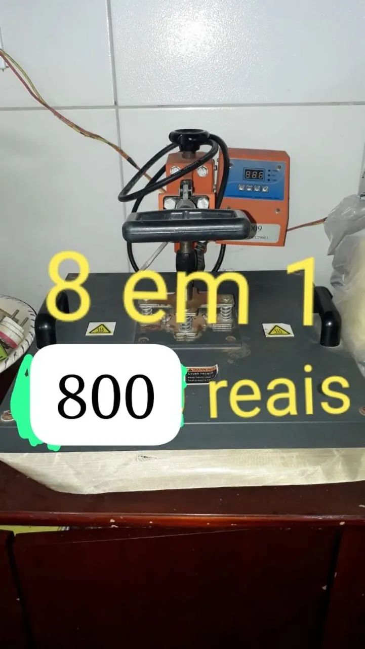 Máquina de pressão sublimação  