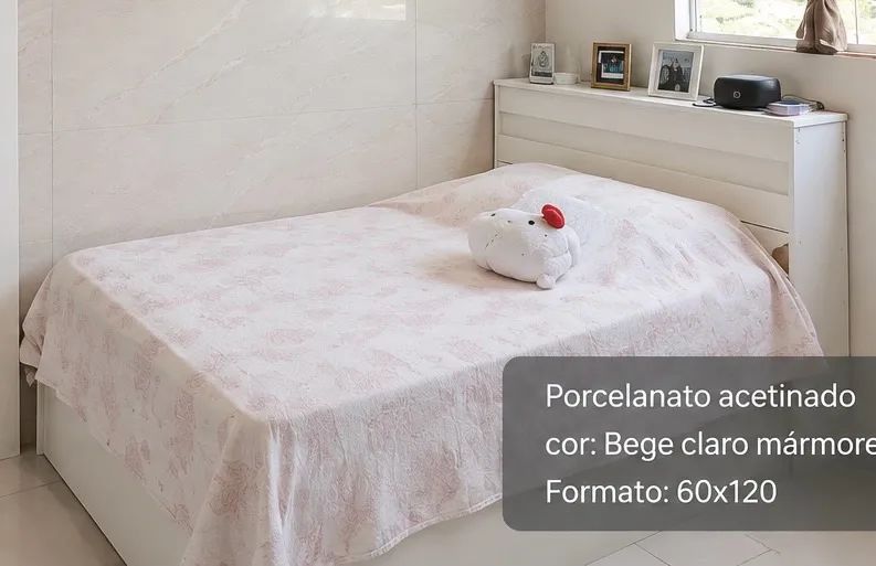 Cama solteiro com auxiliar e baú 