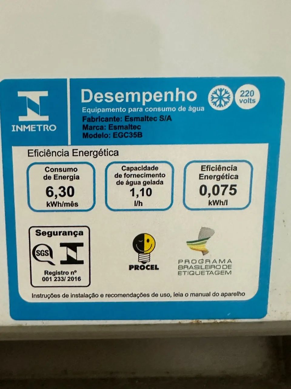 Bebedouro Esmaltec  - Foto 3