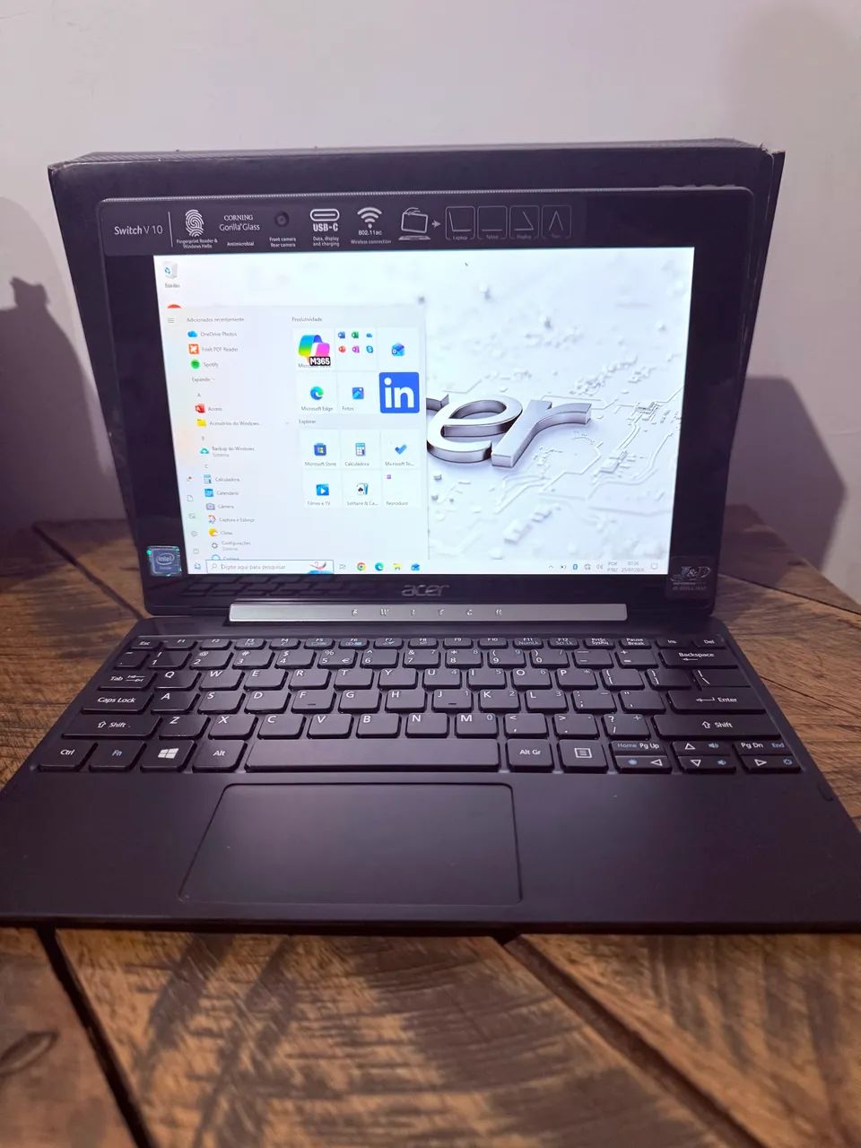 Promoção Netbook que vira tablet Acer - Foto 5