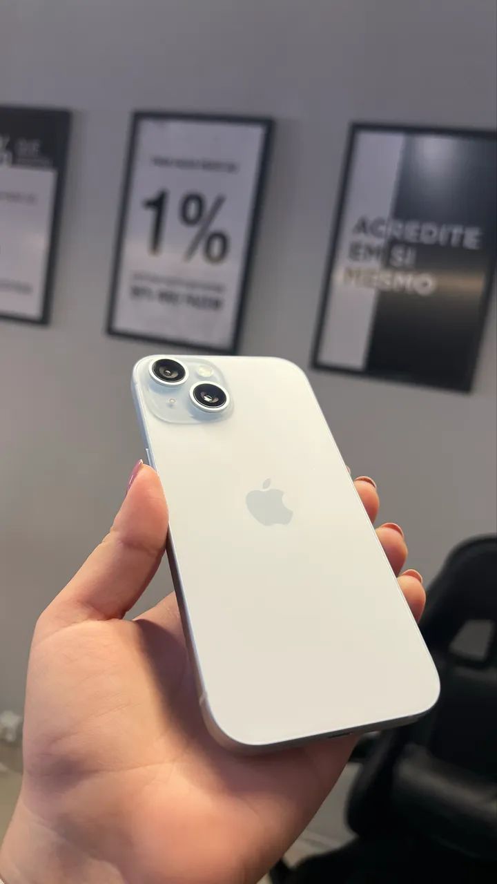 iPhone 15 Azul 128GB com garantia  - Foto 2