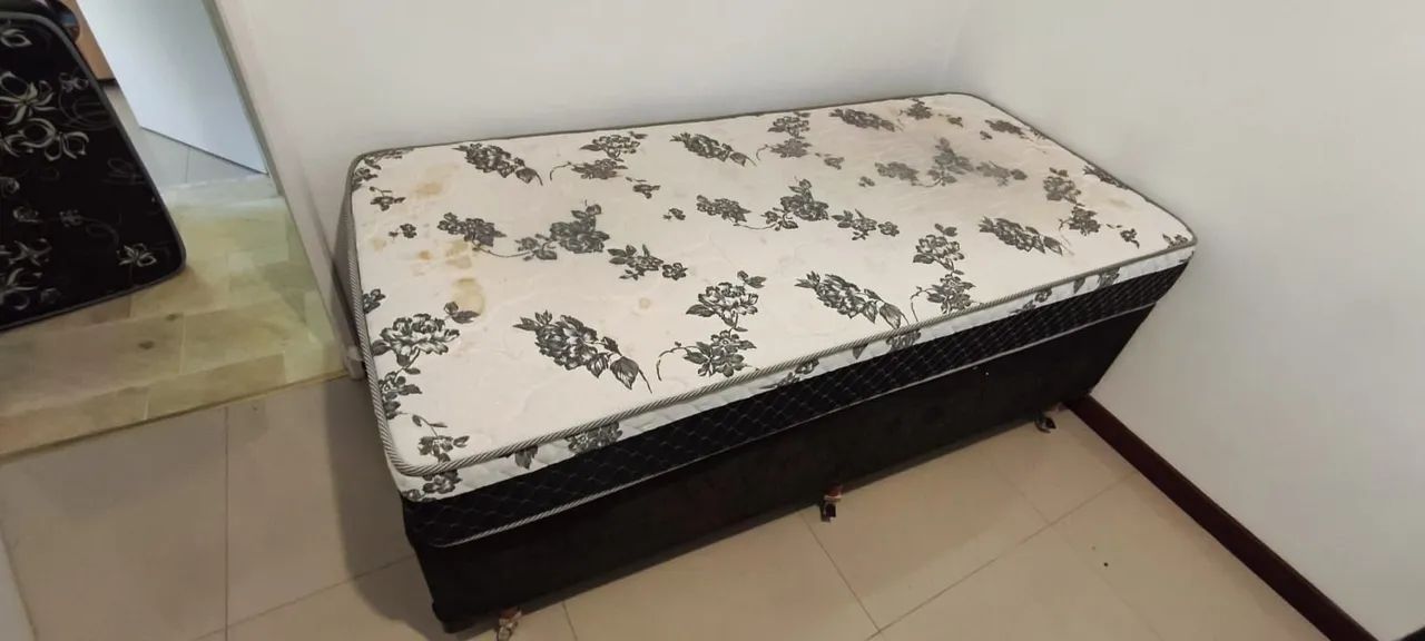 Cama box solteiro baú + colchão - Foto 2