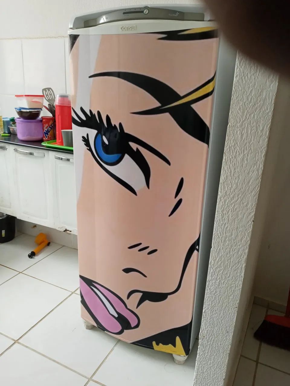 Envelopamento customização de geladeiras e outros adesivos  - Foto 2