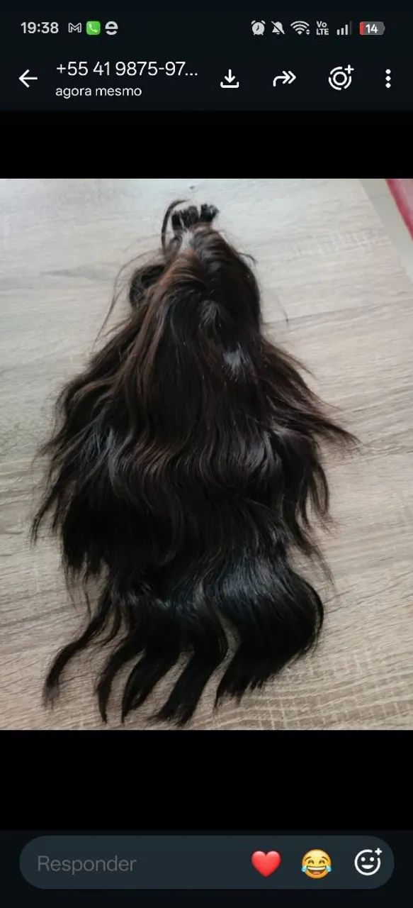 Cabelo humano na tela  - Foto 4