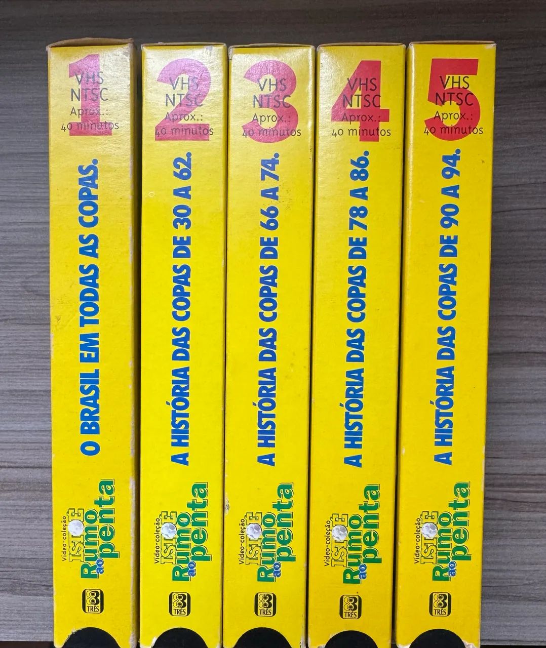 COLEÇÃO VHS ORIGINAL - HISTÓRIA DAS COPAS DO MUNDO - Foto 4