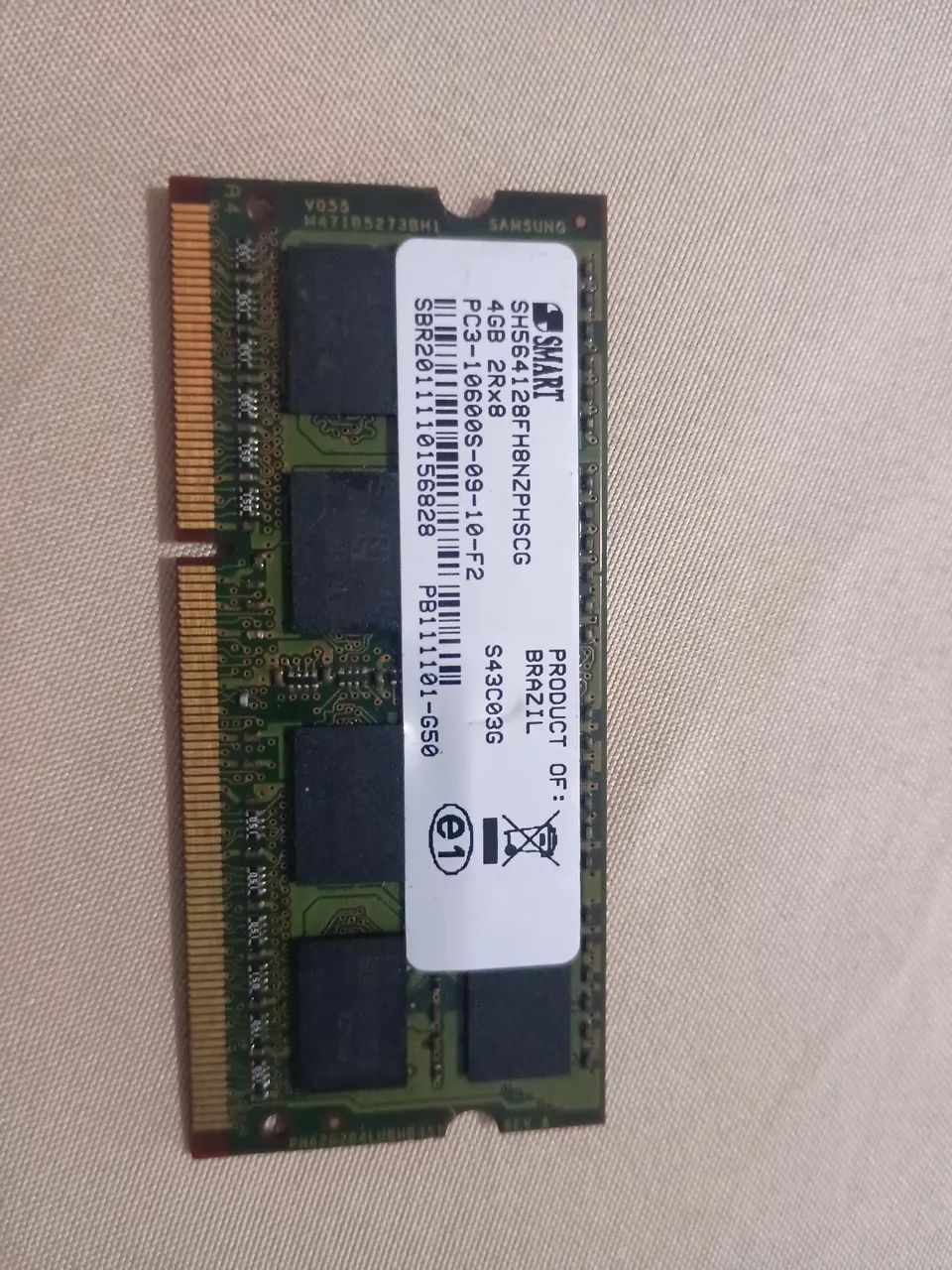 MEMÓRIA RAM DDR3 Hp/smart 