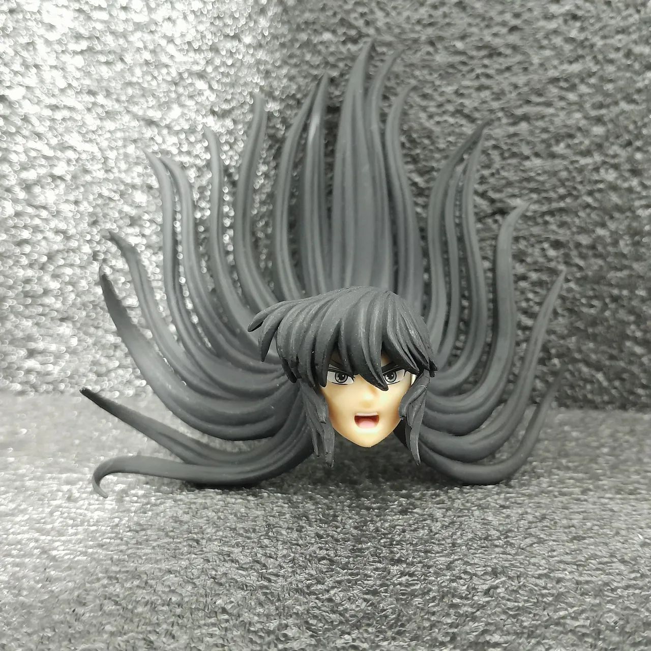 Cabelos + Faces Shiryu Dragão V3 Cs models - peças para Cloth Myth