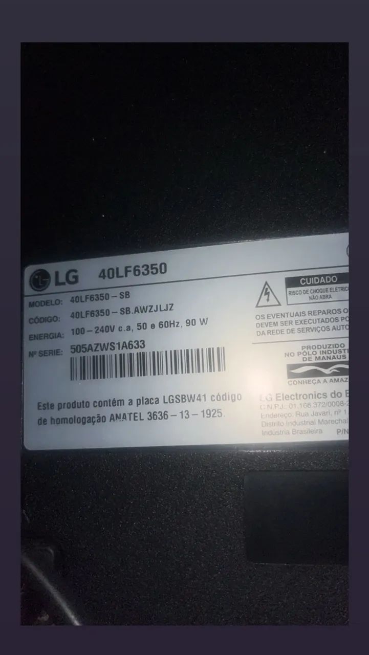 SmarTV LG 40 polegadas - Foto 3