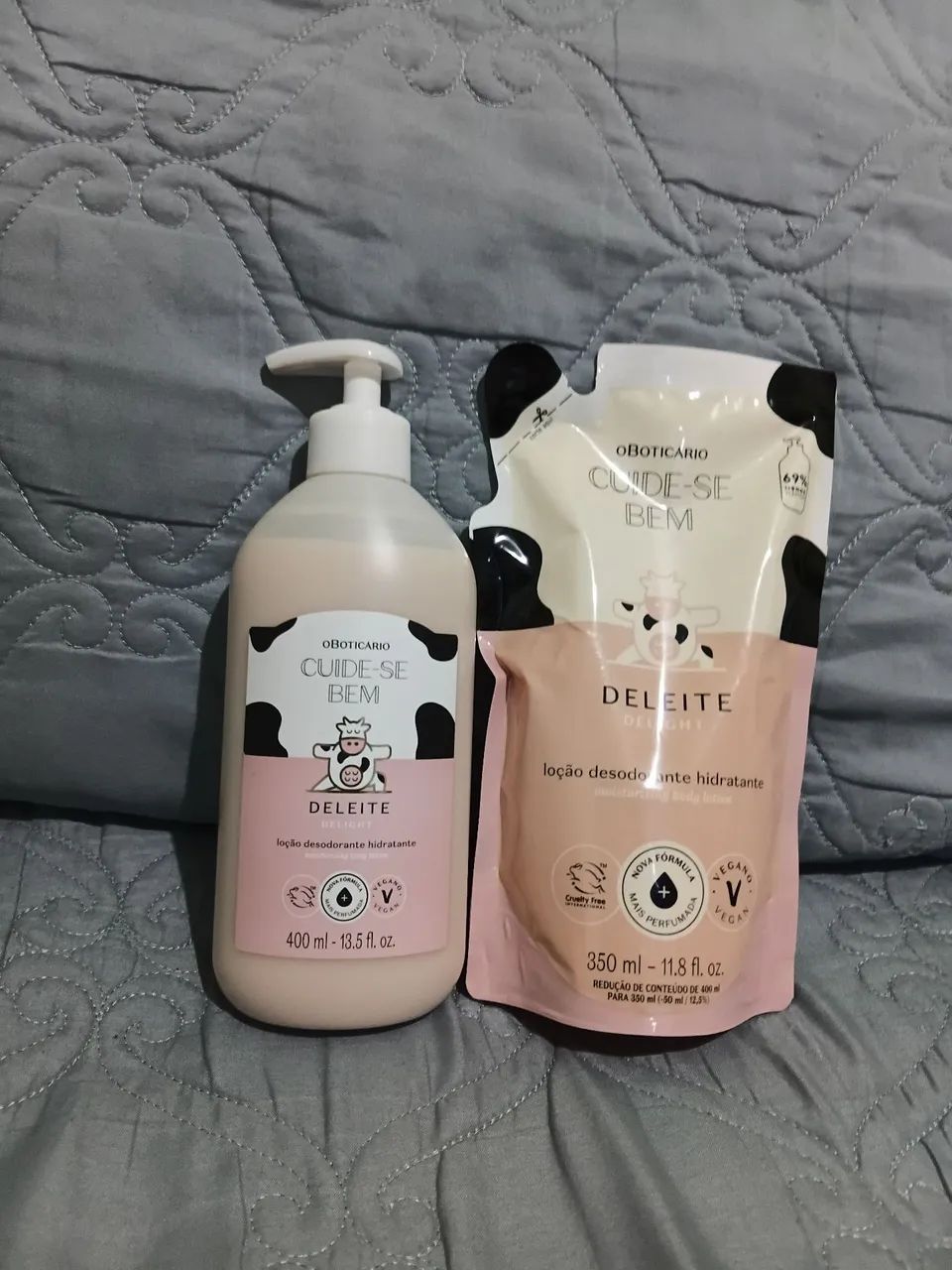 Produto o boticário, kit hidratante 