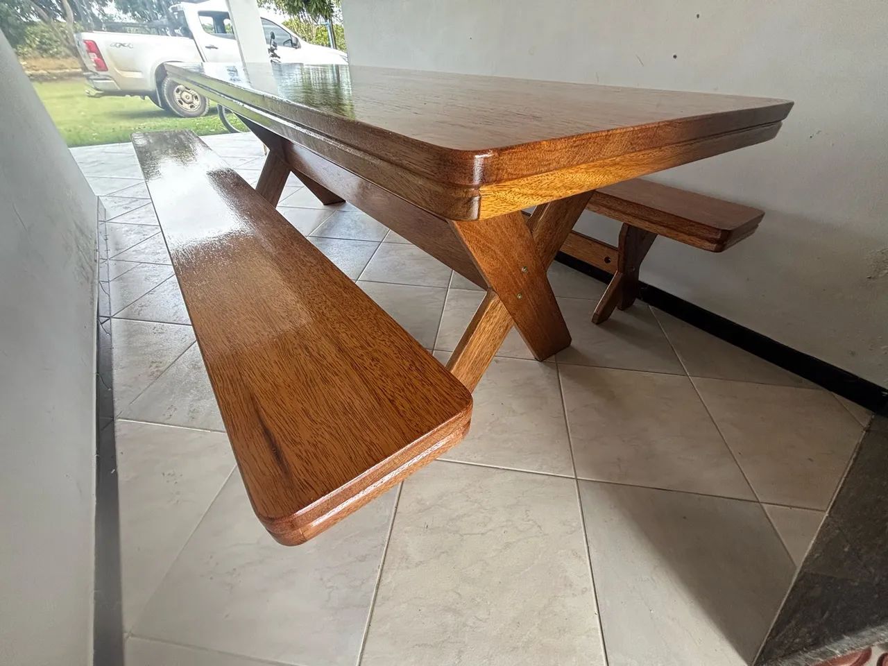 Mesa Rústica 2.00mts - Foto 2