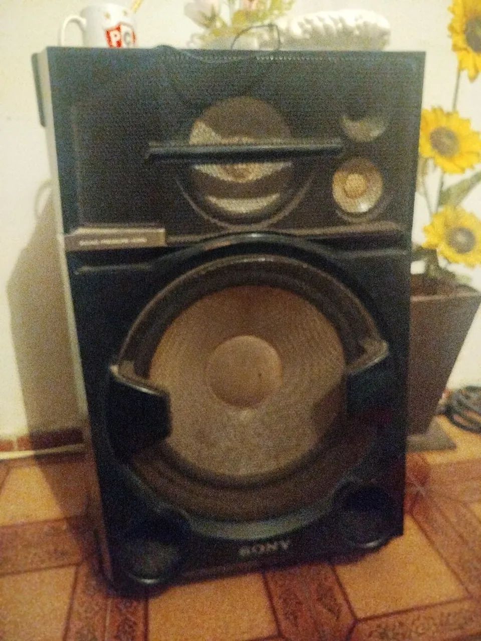 Vendo as caixas de som do Sony shake 77 - Aparelhos de Som