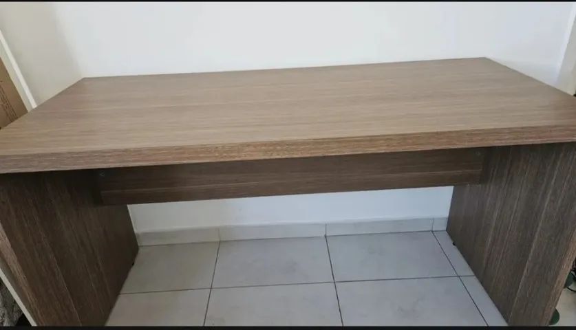 Mesa escritório shopping matriz 135x60x75cm - Foto 3