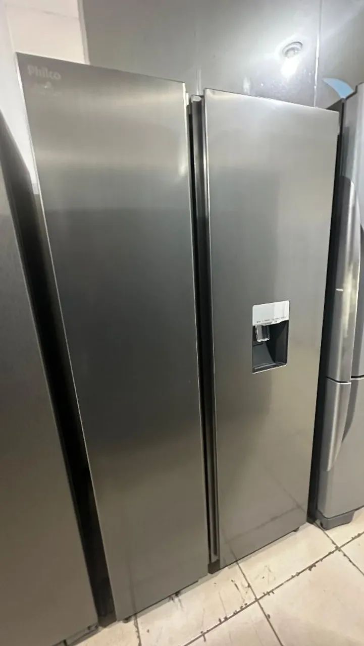 Geladeira Usada Side by Side - Inox 
