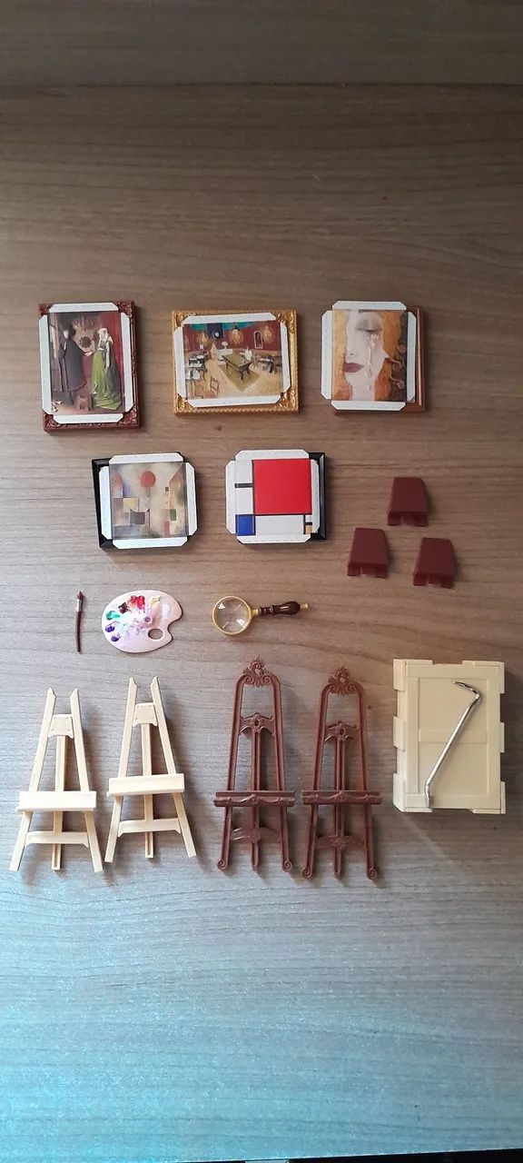 Zuru Mini Brands Create Masterpieces- Kit com Quadros e Acessórios  - Foto 2