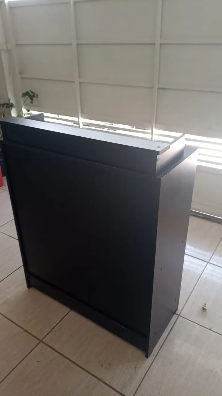 Balcão de atendimento preto (mdf) - Foto 2