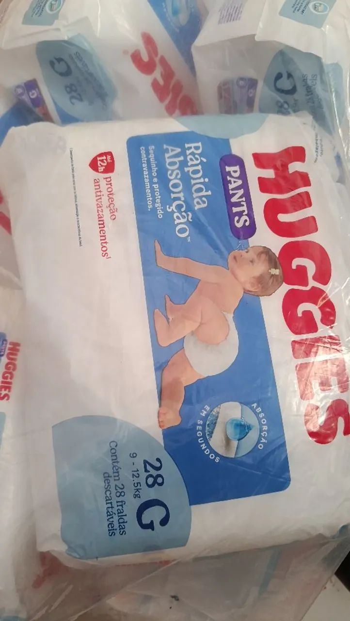 Fralda Huggies G shortinho