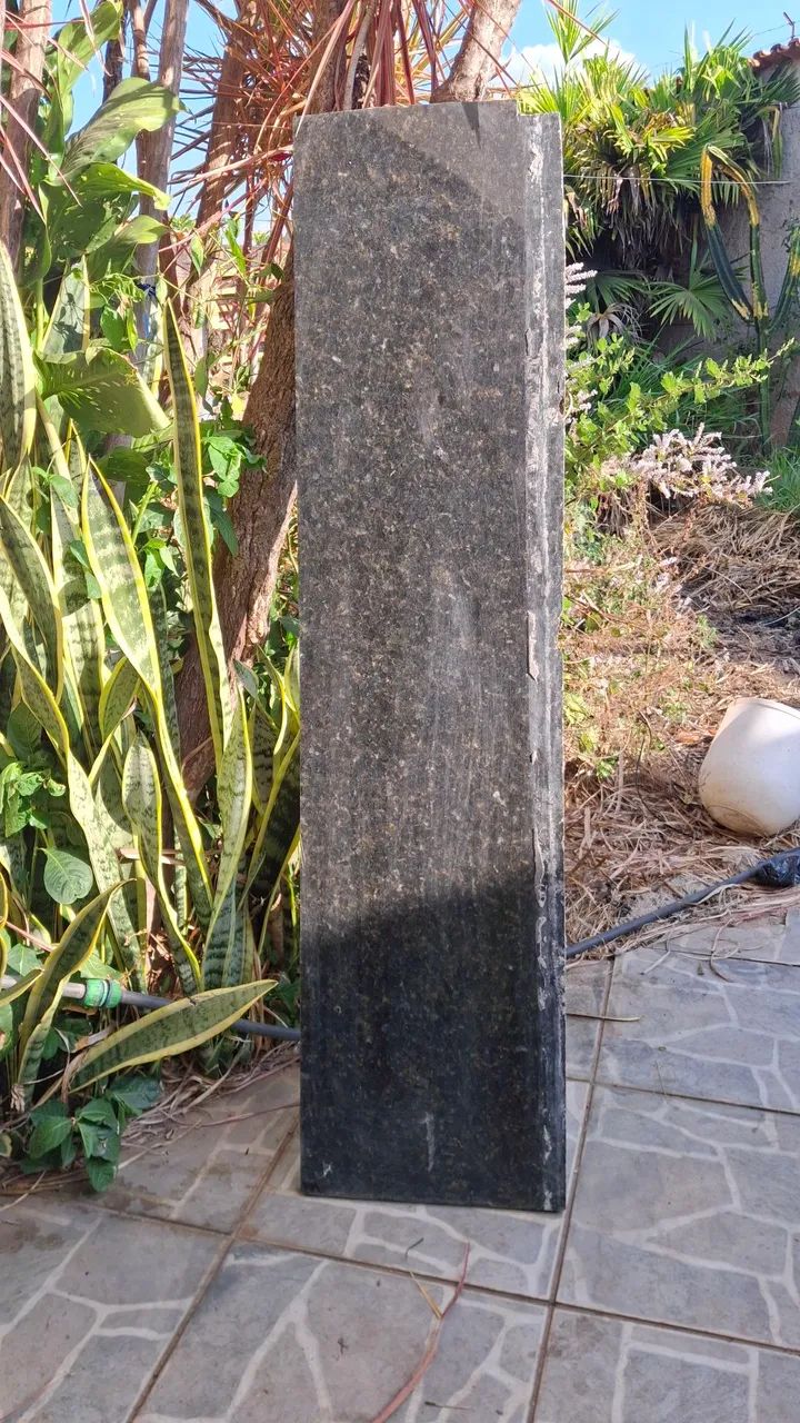 02 TAMPO DE MARMORITE PRETO PINTADO - Foto 3