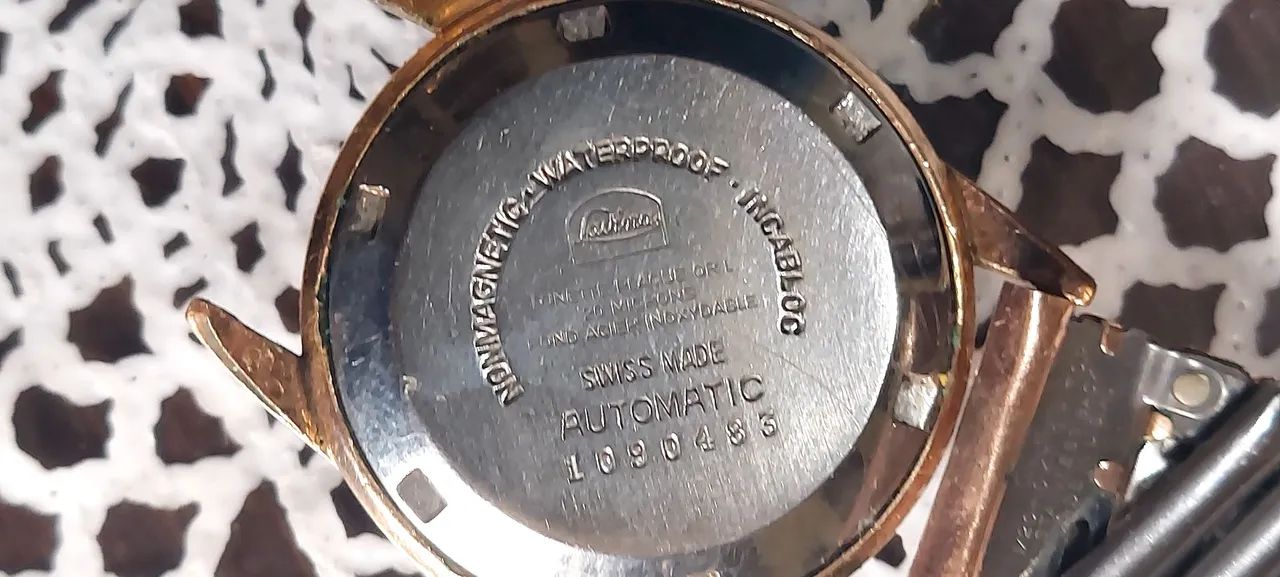 Relogio lavina foleado a ouro 18 k  - Foto 2