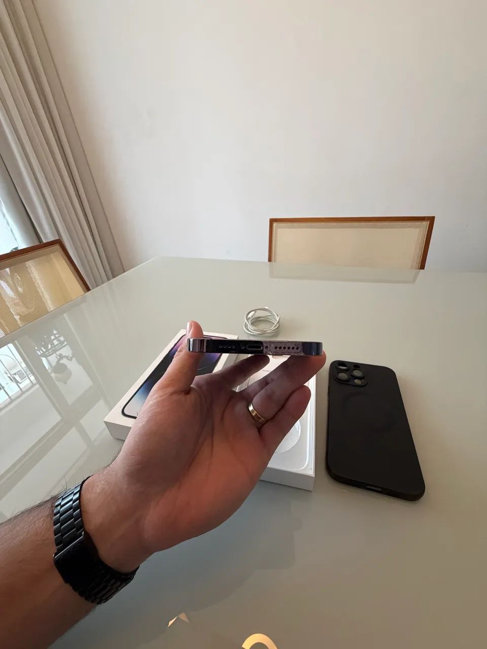 iPhone 14 Pro Max 256 GB Deep Purple - Foto 5