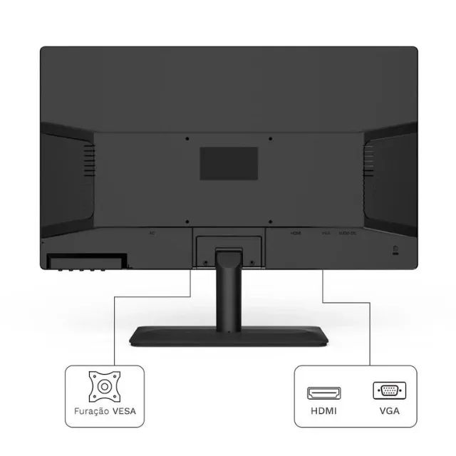 Monitor HQ 19 polegadas modelo 5HQ-LED R$ 225,00 - Foto 2