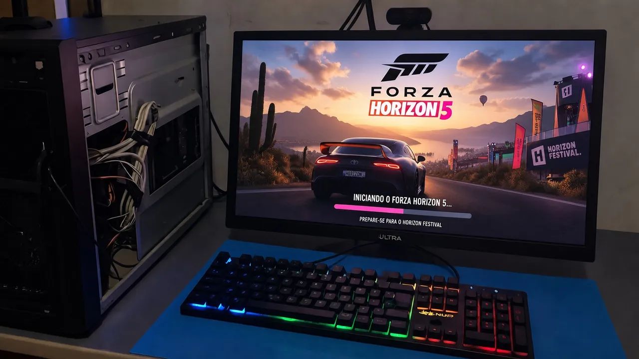 PC Gamer Simples e Potente - Intel Core i3 | RX 580 8GB | 8GB RAM - Foto 5