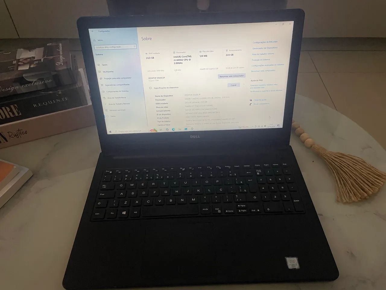 Notebook Dell I3, 24GB RAM DDR4, SSD e Bluetooth - Foto 2