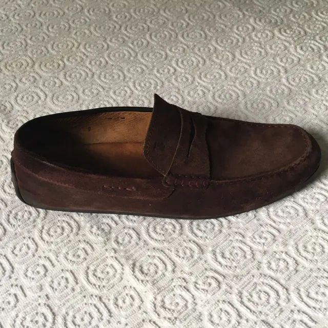 MOCASSI TOD'S MASCULINO 43 CAMURÇA MARROM