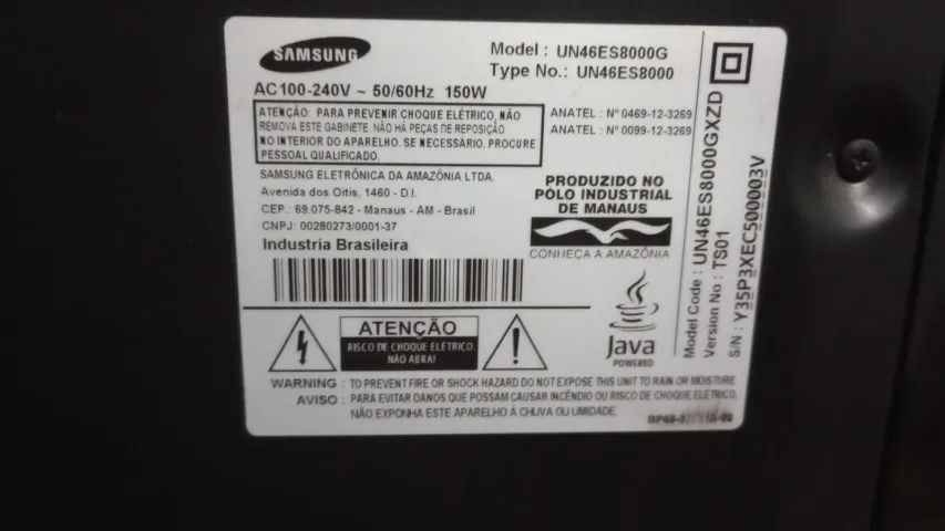 Smart TV Samsung 46 Polegadas Premium (UN46ES8000) c/ Controle Touch - Foto 3