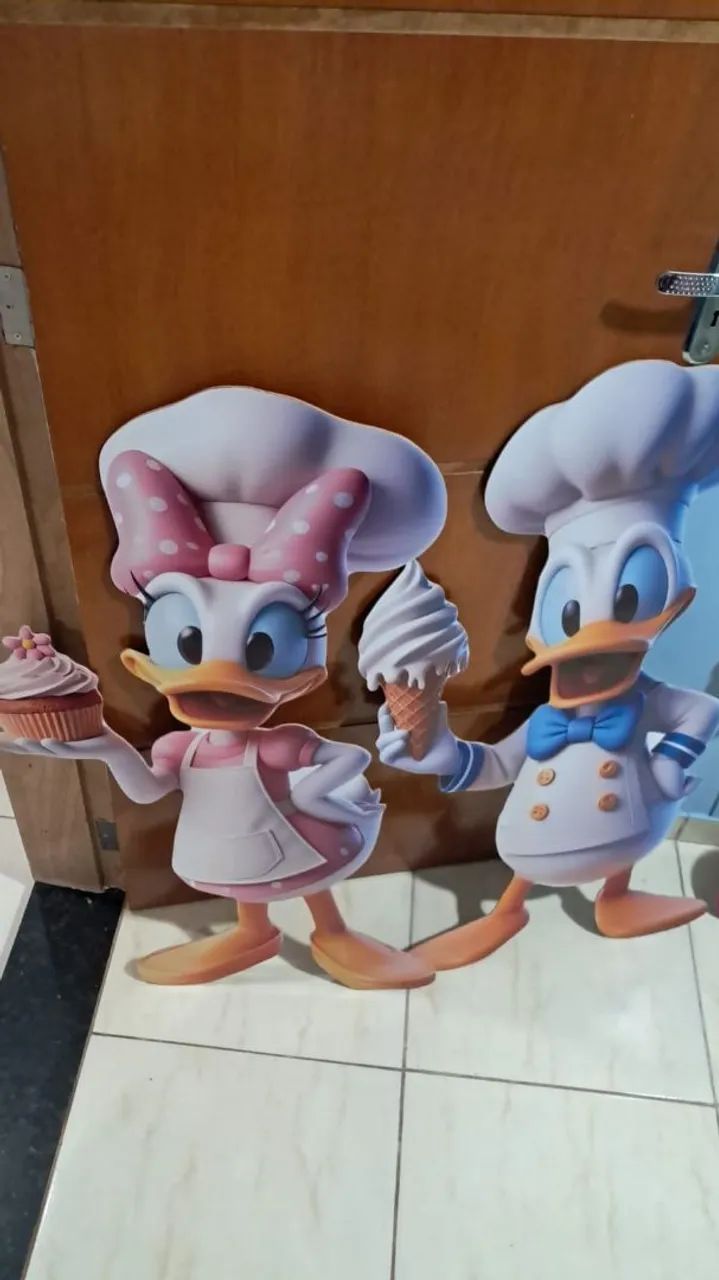 Mickey Confeiteiro em MDF - Foto 3