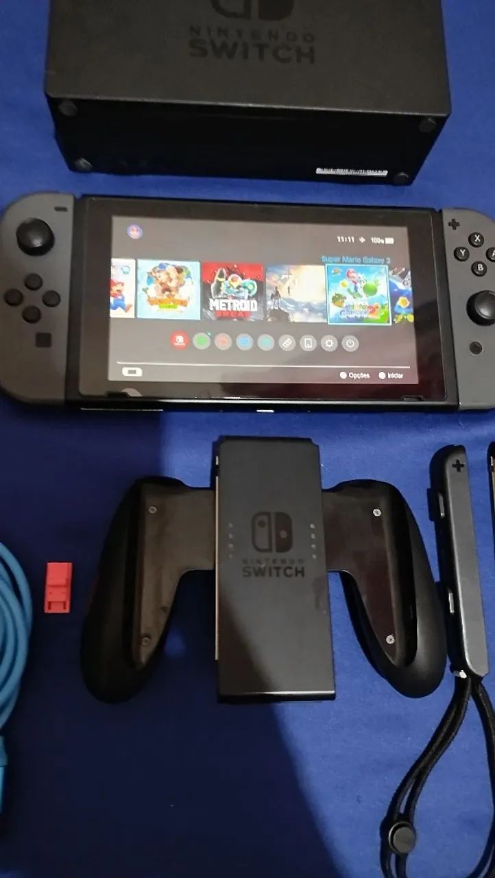 Nintendo Switch v1 desbloq 128gb - Foto 3