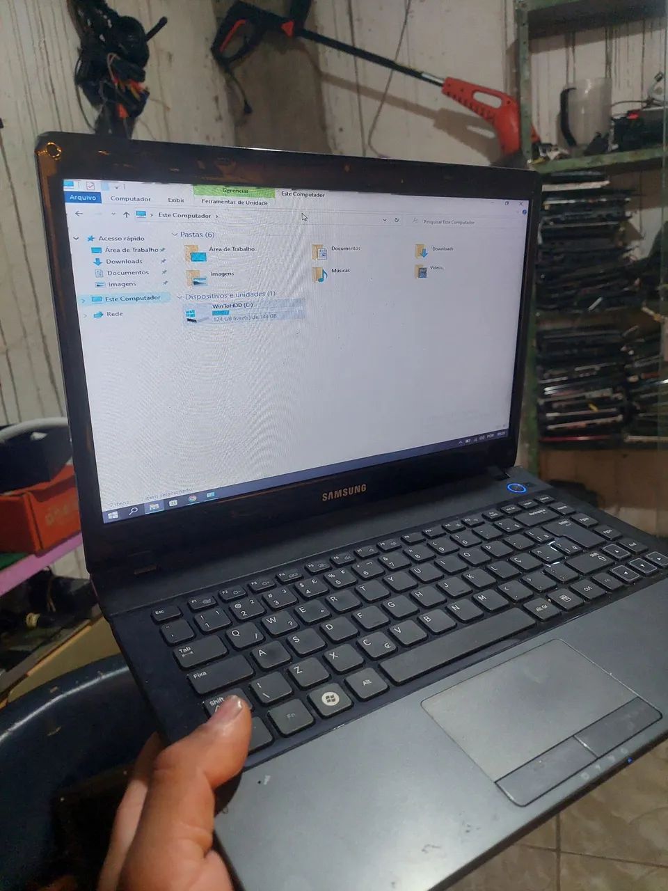 Notebook Samsung funcionando perfeitamente  - Foto 2