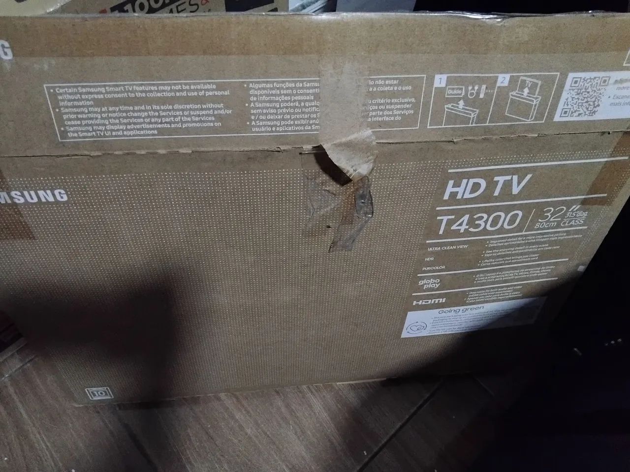 Torro Lote 10 tvs smart 32" polegadas  tizen tela quebrada  - Foto 2