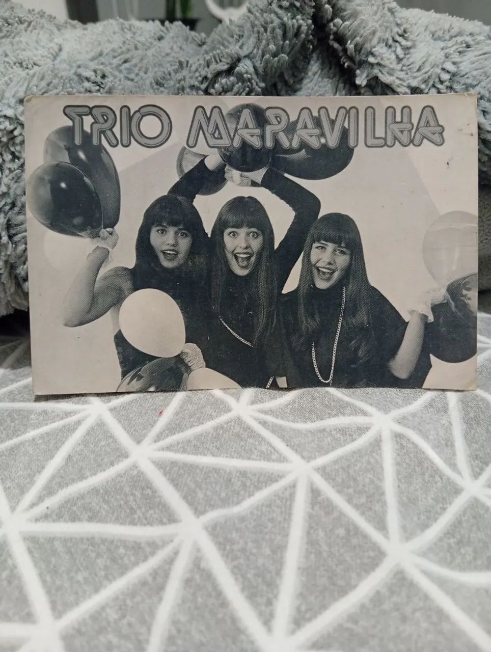 Postal Trio Maravilha Autografado