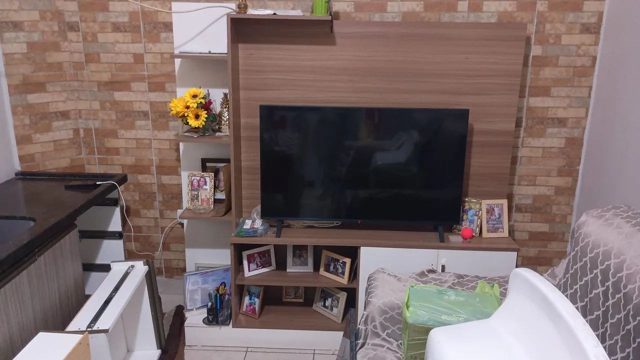 Rack com painel para sala 