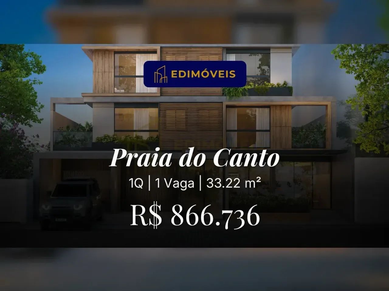 Praia do Canto| Apartamento 1 quarto com lazer completo e funcional