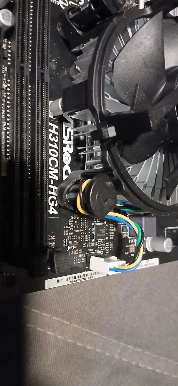 kit placa mãe h310 e processador g 4930 - Foto 4