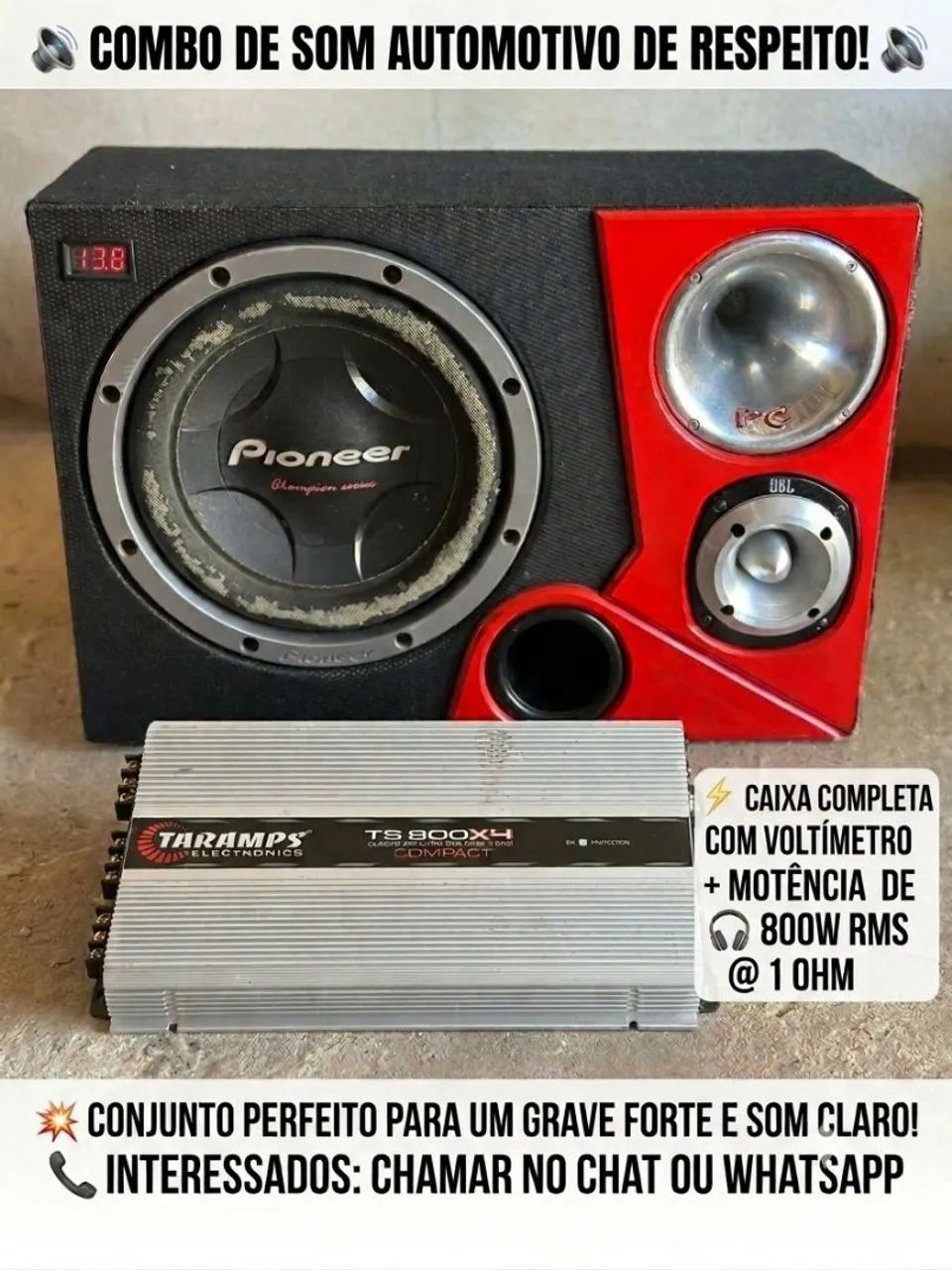 Caixa de Som Automotiva
